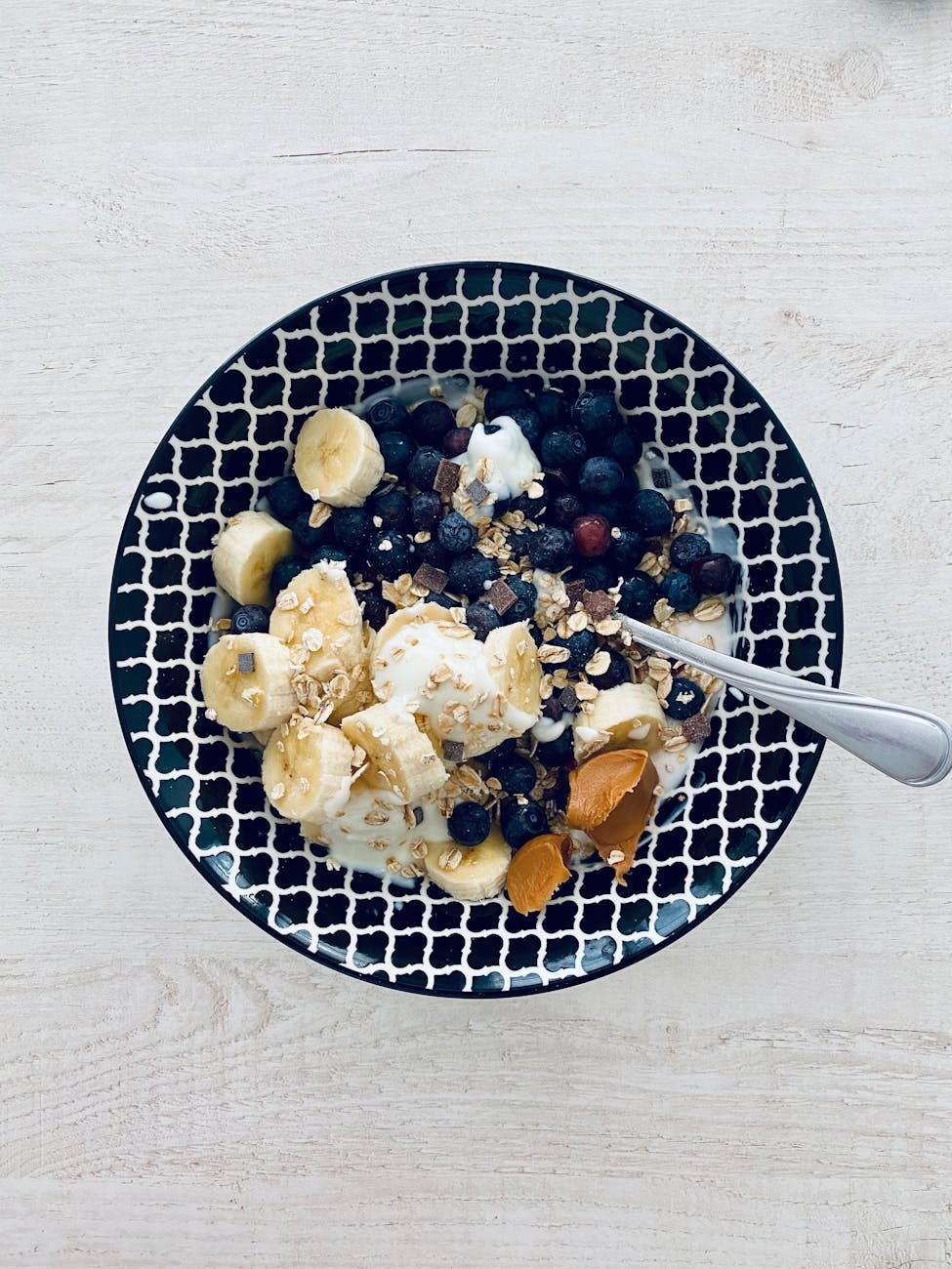healthy breakfast with fruits